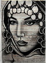 Круглый ковер PICTURES PC 56 GRAY-BEIGE