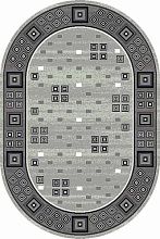 Ковер SILVER D117 GRAY Овал