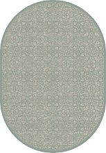 Легкий рельефный ковер из вискозы GENOVA R 38036 6555 90 ОВАЛ