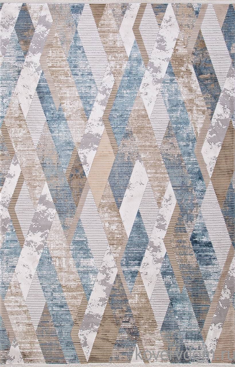 Ковер ALLURES 12027 CREAM / BLUE Ковер ALLURES 12027 CREAM / BLUE