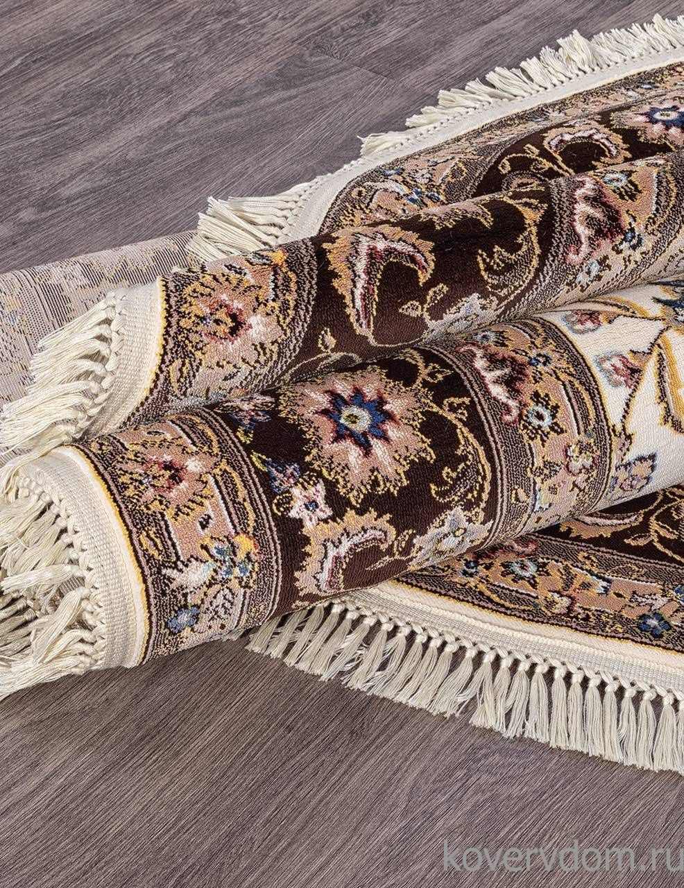 Ковер ARAVIA D158 CREAM-BROWN Овал Ковер ARAVIA D158 CREAM-BROWN Овал