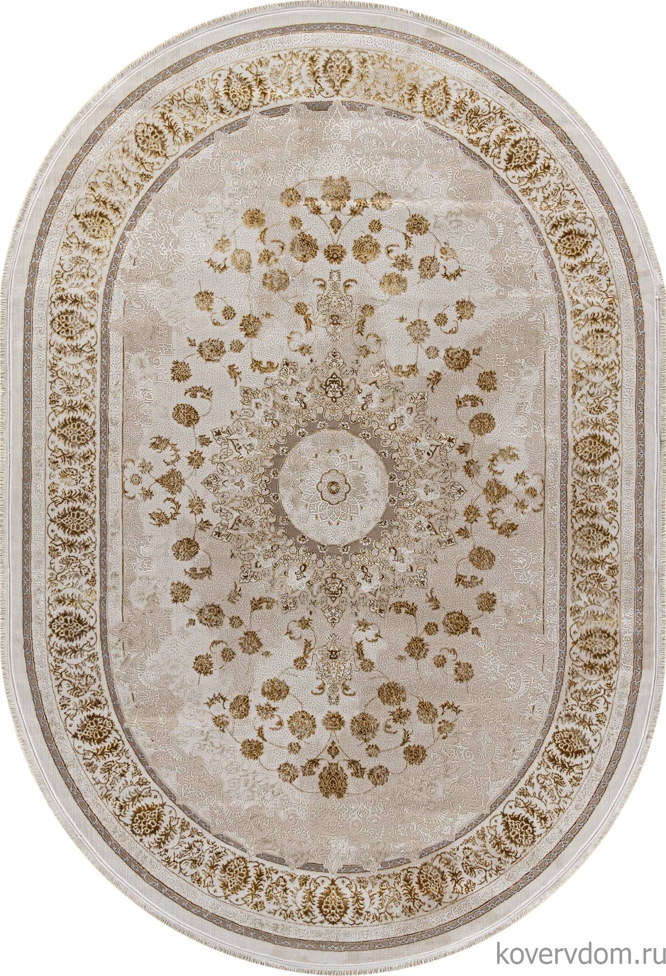 Ковер ZARINA A123B CREAM / GOLD FDY Овал Ковер ZARINA A123B CREAM / GOLD FDY Овал