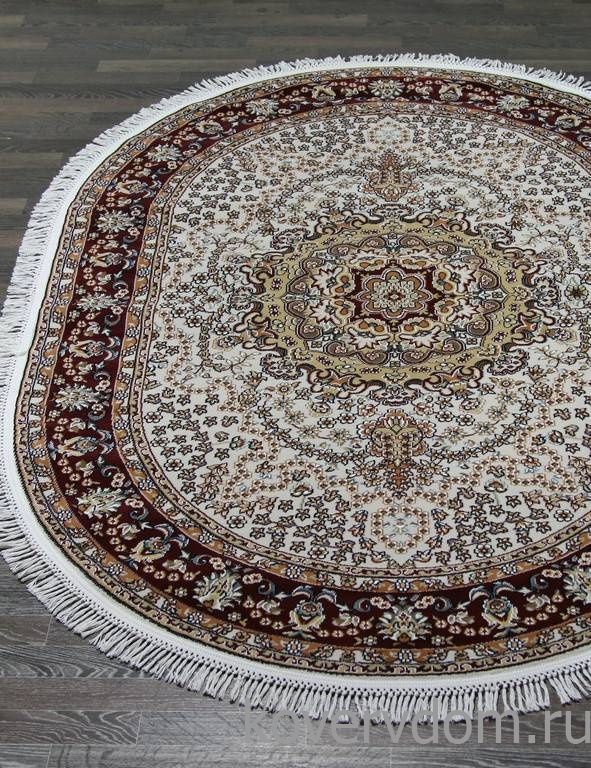 Ковер SHAHREZA d202 CREAM-RED Овал Ковер SHAHREZA d202 CREAM-RED Овал