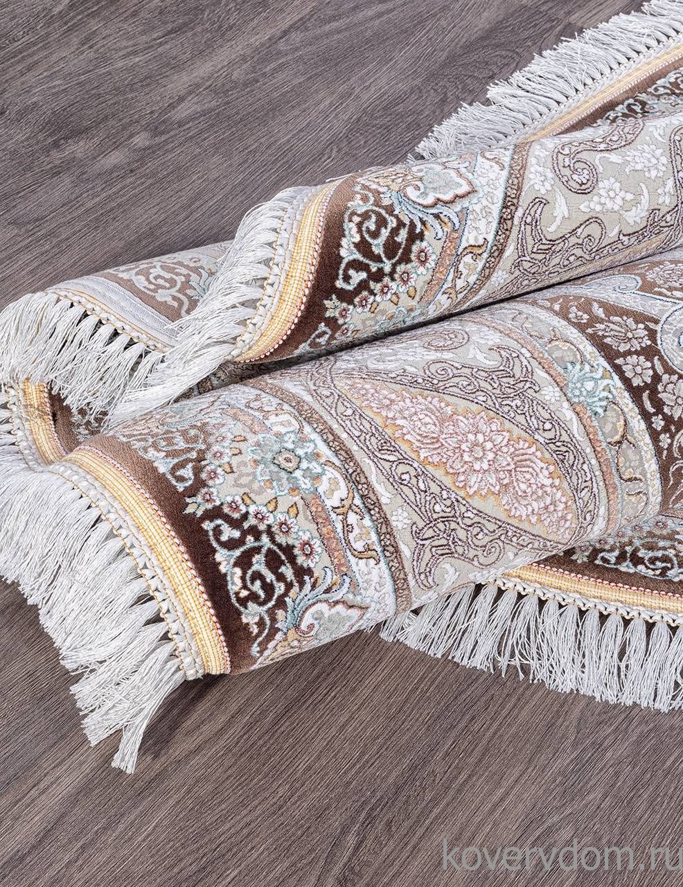 Ковер FARSI 1500 145 BROWN Круг Ковер FARSI 1500 145 BROWN Круг