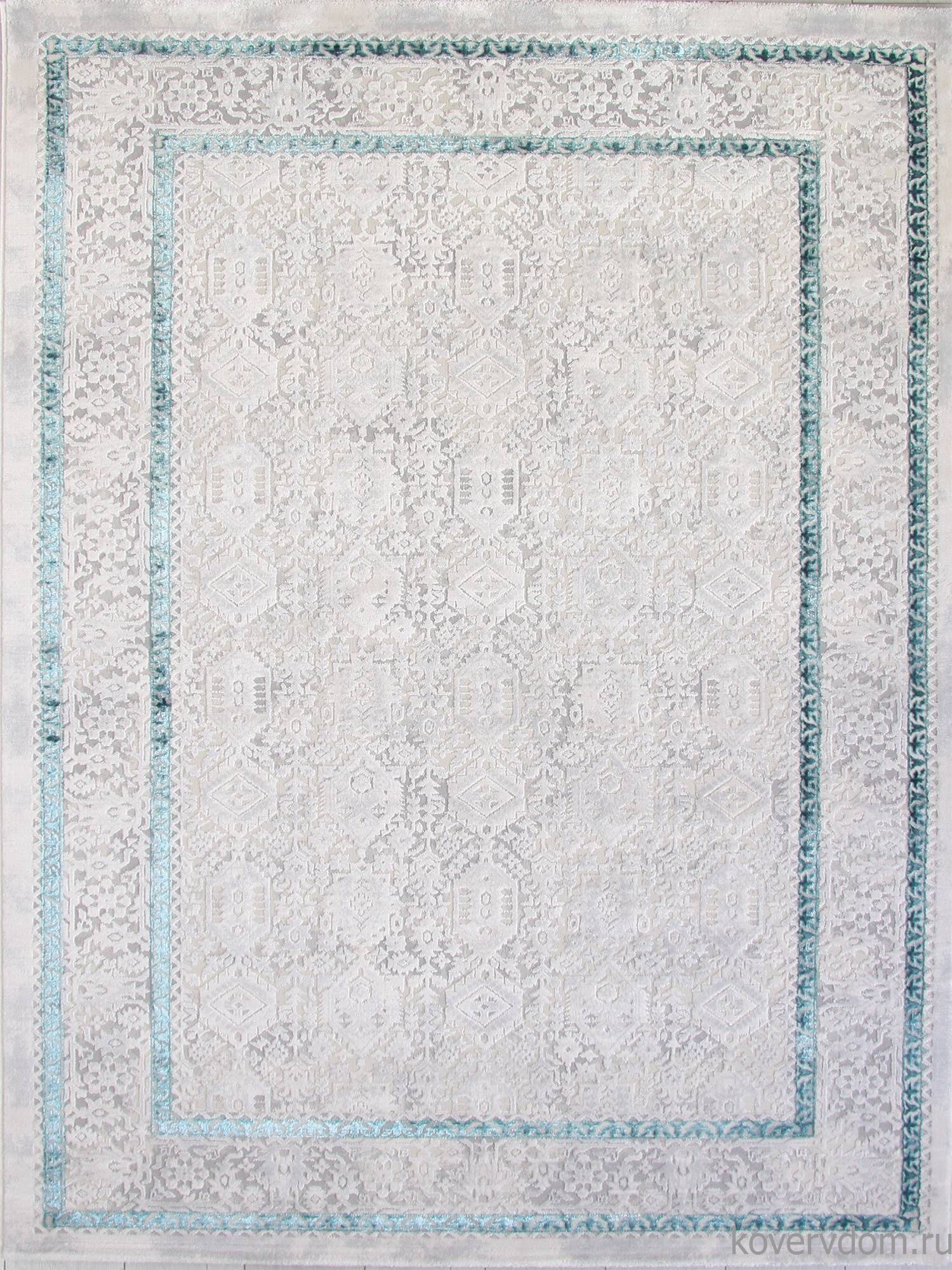 Ковер AMELI 9255A S.L.GREY / P.TURQUOISE