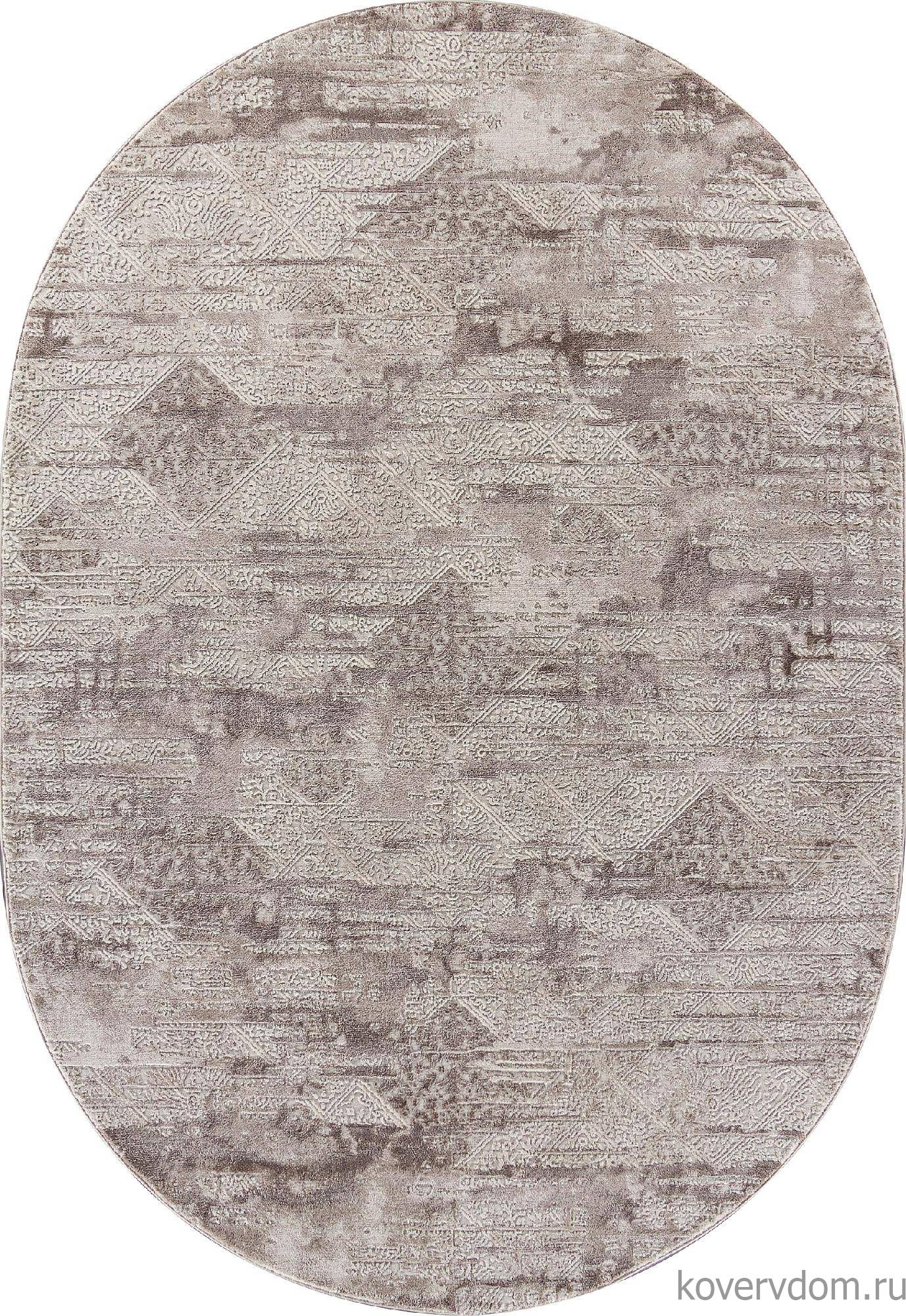 Ковер BRAND O2118 680 CREAM / BROWN Овал