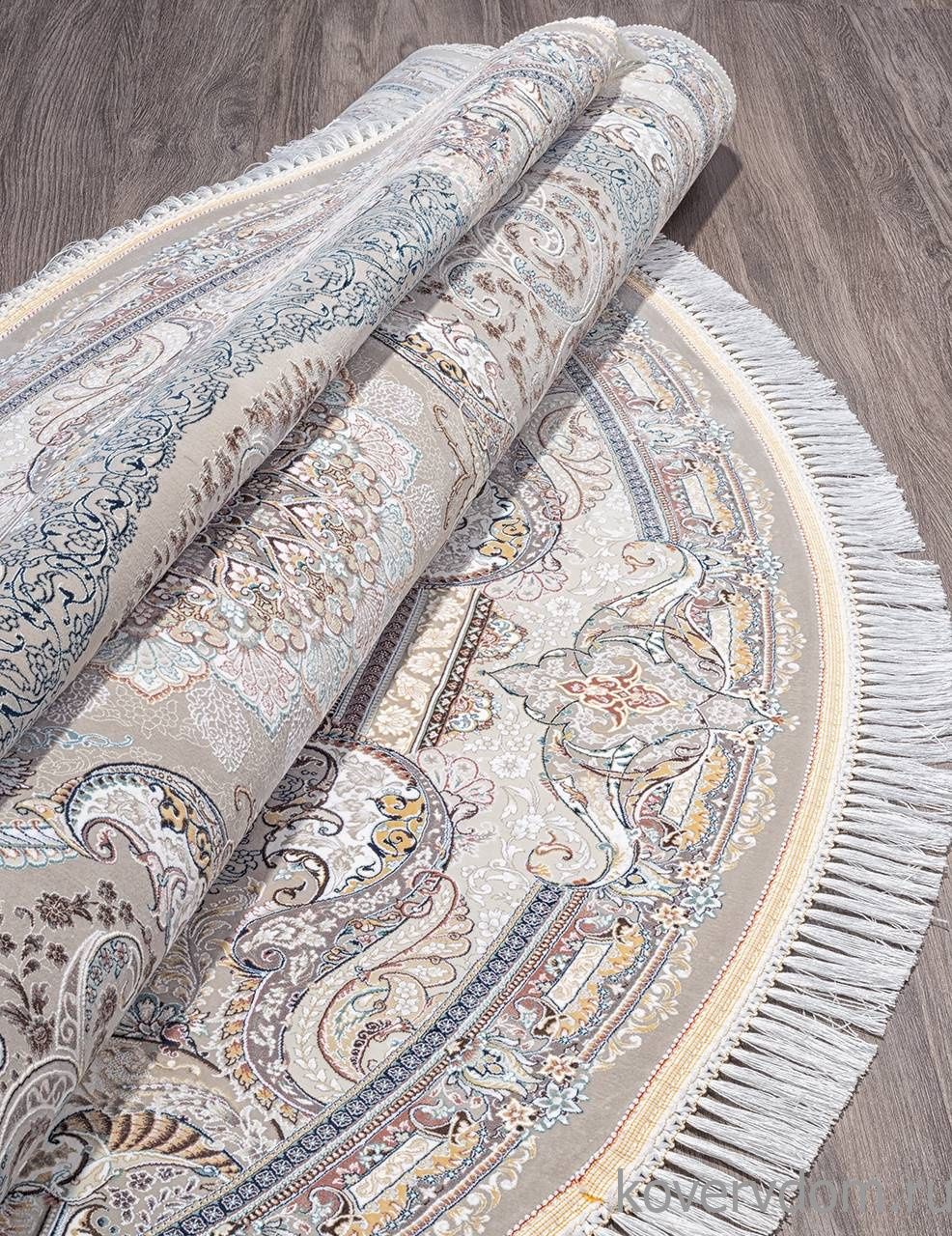 Ковер FARSI 1500 144 LIGHT GRAY Круг Ковер FARSI 1500 144 LIGHT GRAY Круг