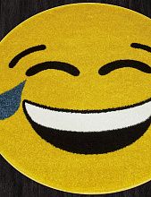 Ковер в детскую желтый SMILE NC12 YELLOW Круг