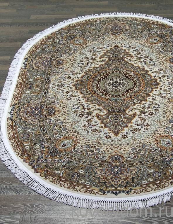 Ковер SHAHREZA D414 CREAM-BROWN Овал Ковер SHAHREZA D414 CREAM-BROWN Овал