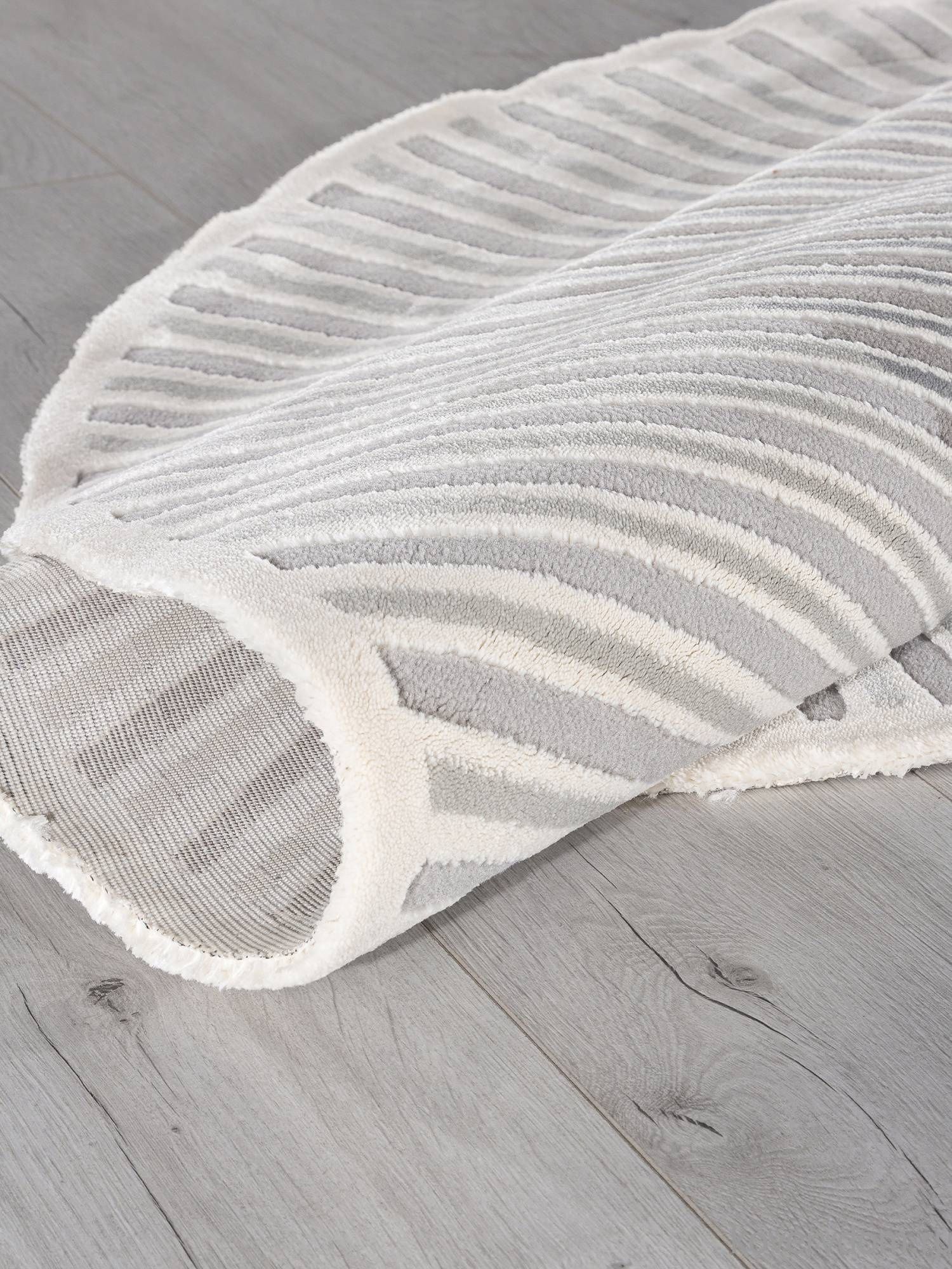 Ковер SAFIR 00837G GREY / GREY Круг Ковер SAFIR 00837G GREY / GREY Круг