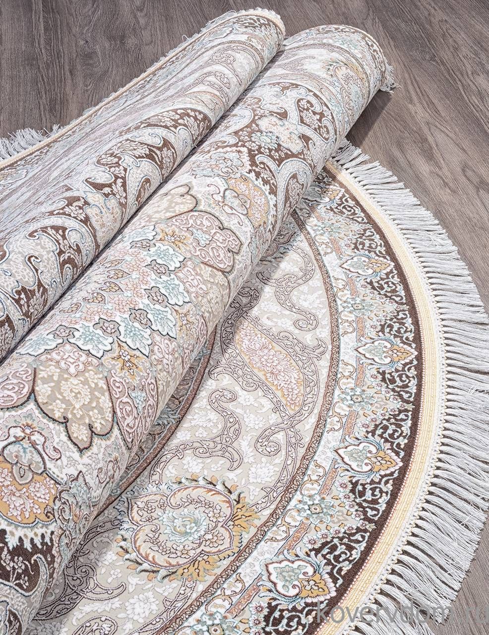 Ковер FARSI 1500 145 BROWN Круг Ковер FARSI 1500 145 BROWN Круг