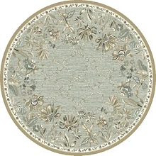 Легкий рельефный ковер из вискозы GENOVA R 38262 6525 90 КРУГ