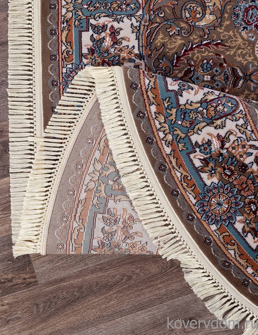 Ковер SHAHREZA D728 BROWN Овал Ковер SHAHREZA D728 BROWN Овал