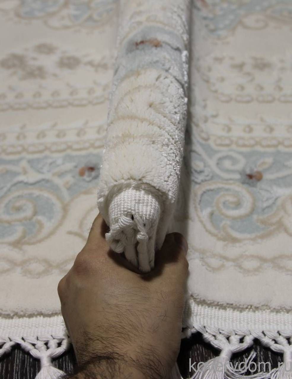 Ковер HUNKAR 07926T BLUE / BLUE Овал