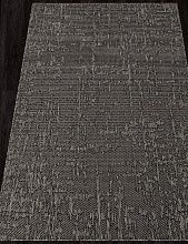 Круглый ковер-циновка KAIR-A S136 BLACK-GRAY