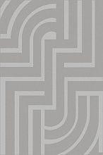 Ковер в гостиную серый MILOS F439 GRAY