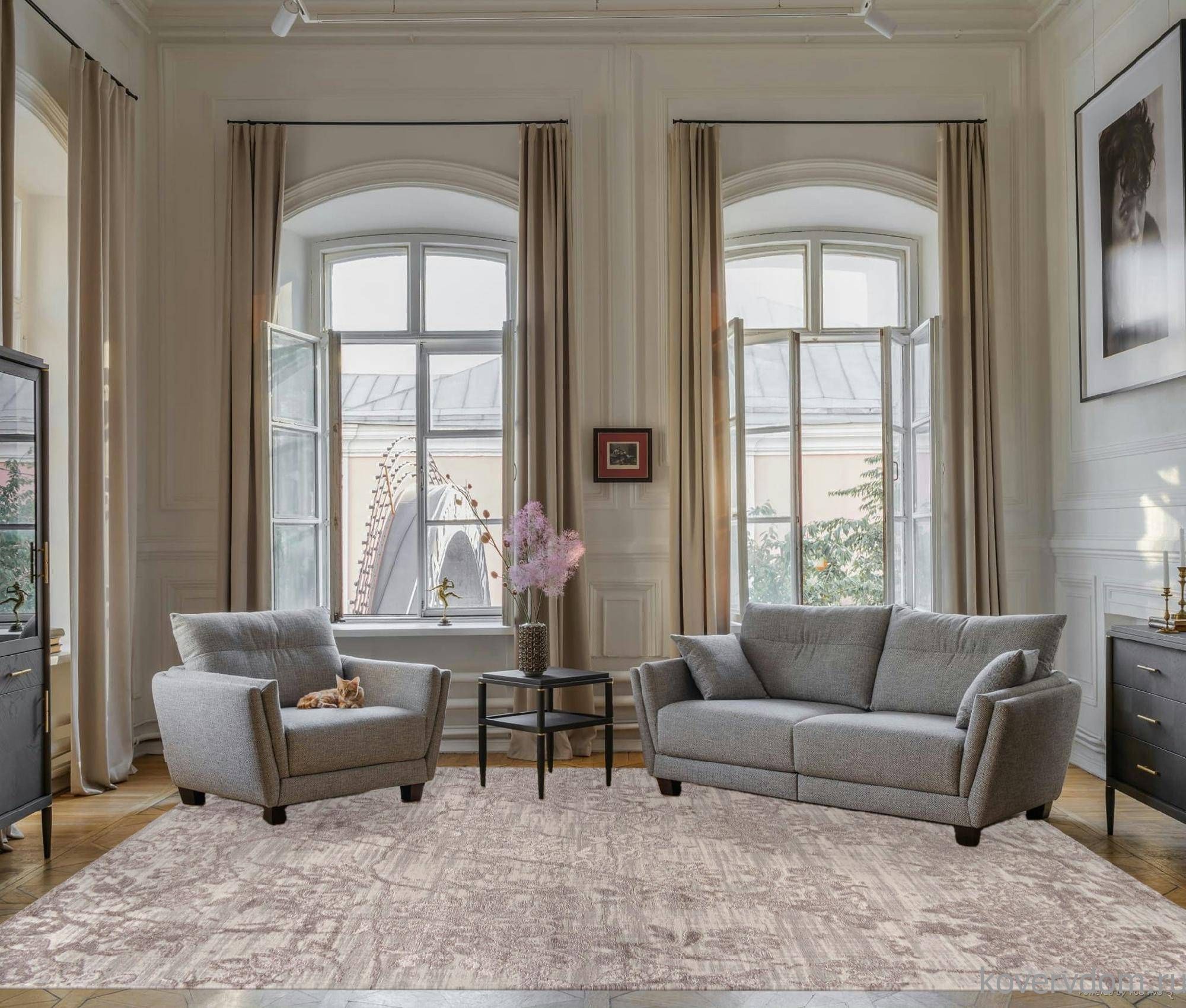 Ковер BRAND O2446 765 BEIGE / VIZON