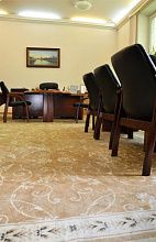 Овальный ковер  нестандартного размера