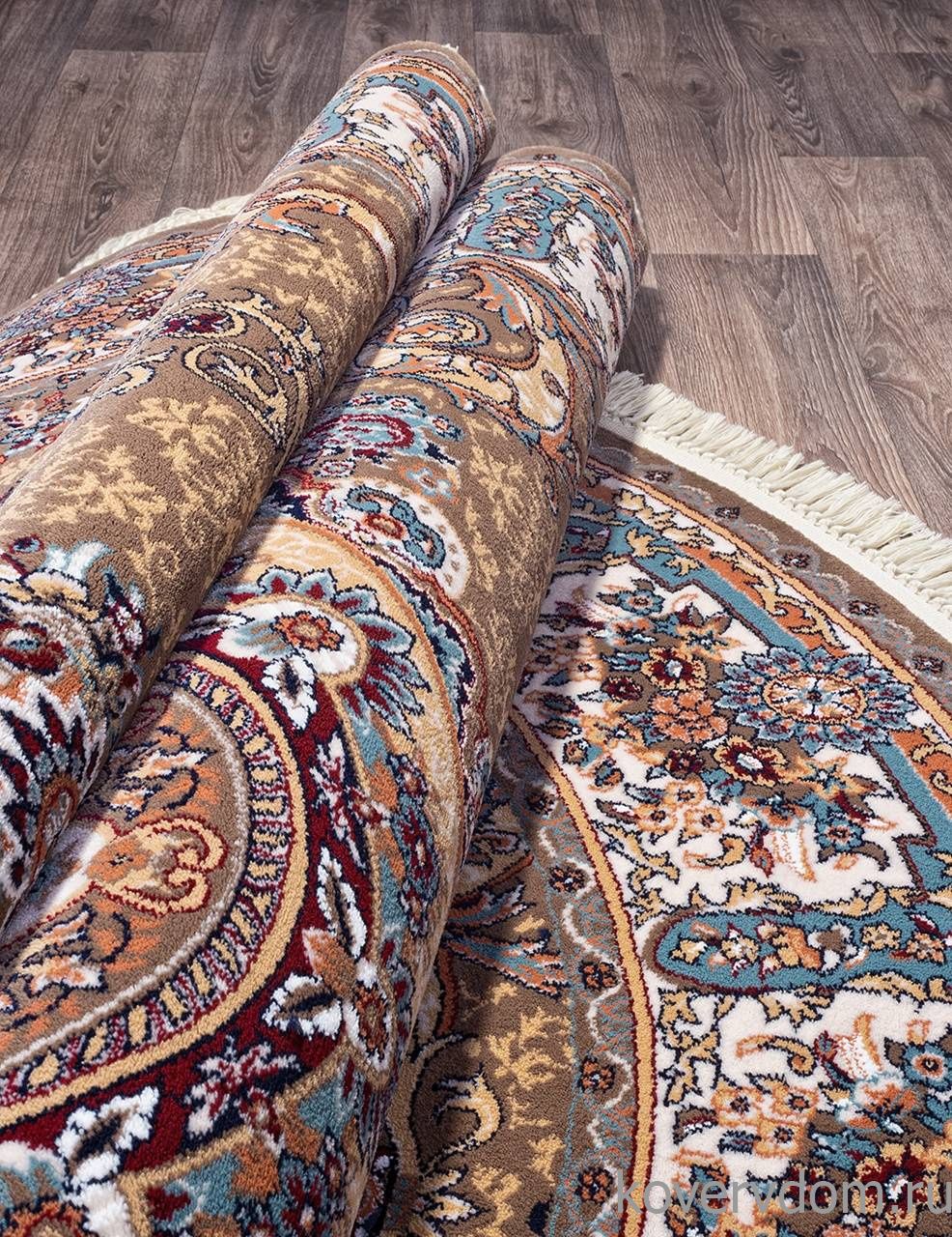 Ковер SHAHREZA D728 BROWN Овал Ковер SHAHREZA D728 BROWN Овал