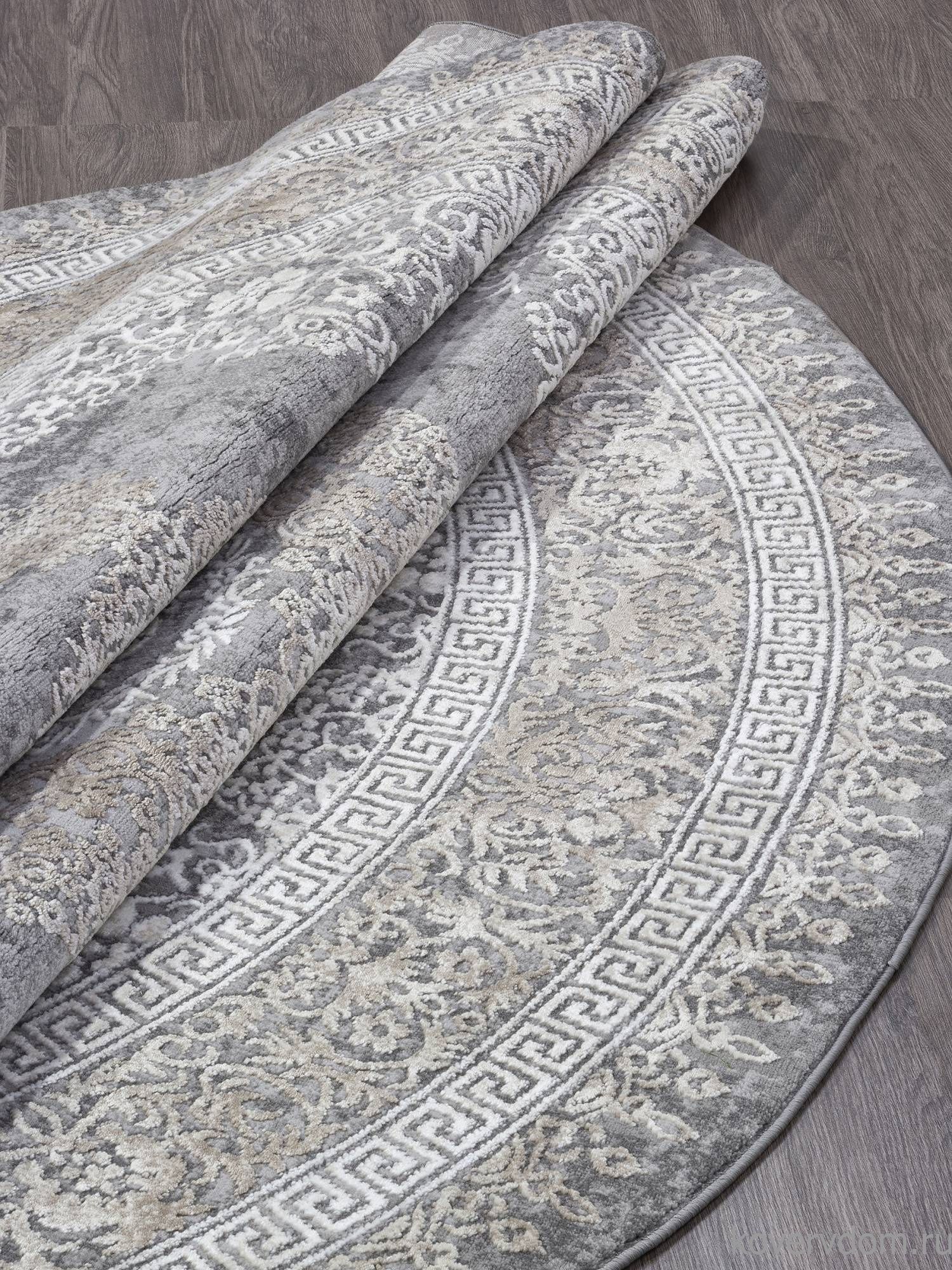 Ковер ARMINA 04073C GREY / BROWN Круг Ковер ARMINA 04073C GREY / BROWN Круг