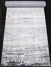 Ручной ковровая дорожка PERU D060A D.GREY SHIRINK / BLUE FDY