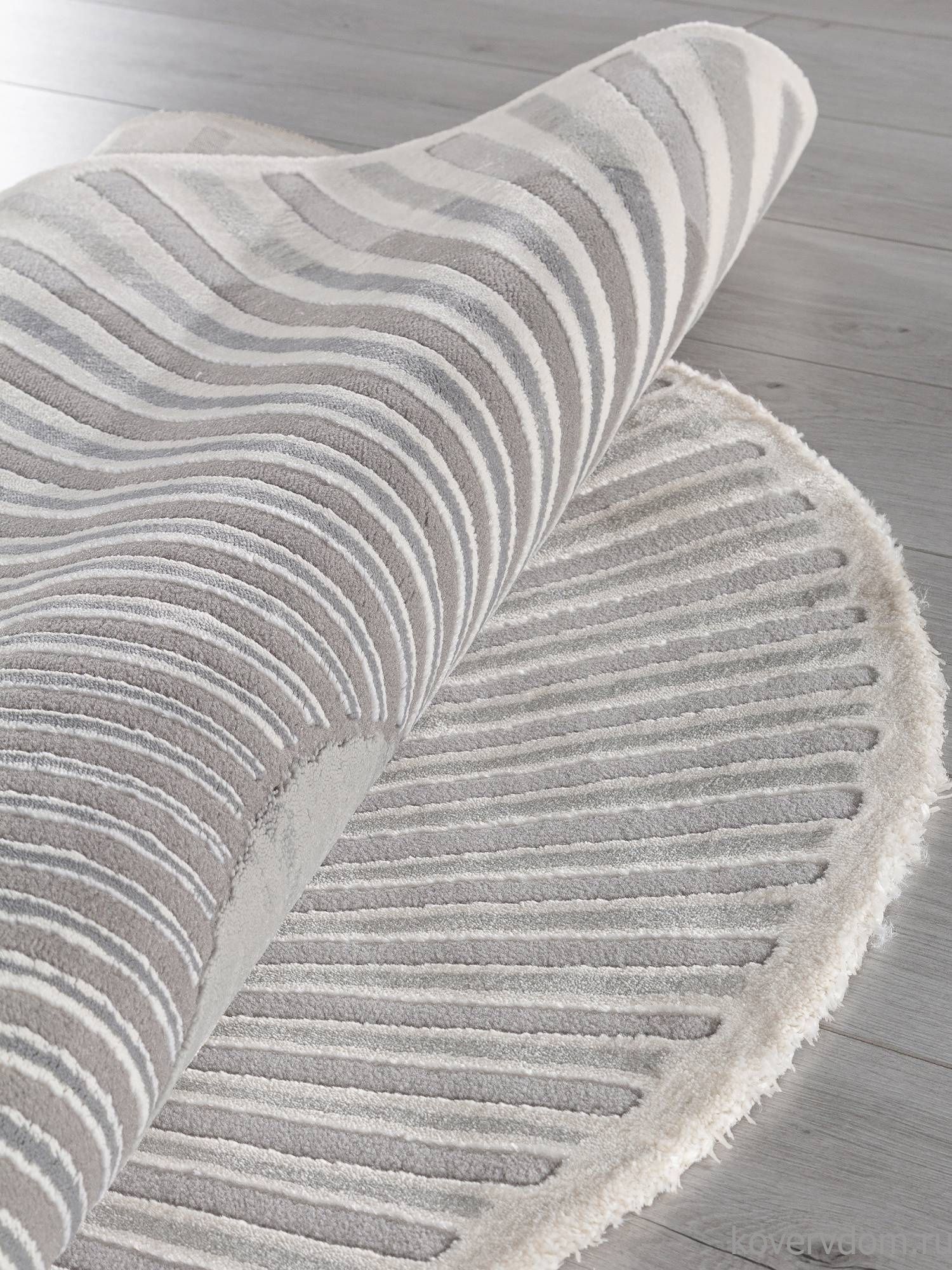 Ковер SAFIR 00837G GREY / GREY Круг Ковер SAFIR 00837G GREY / GREY Круг