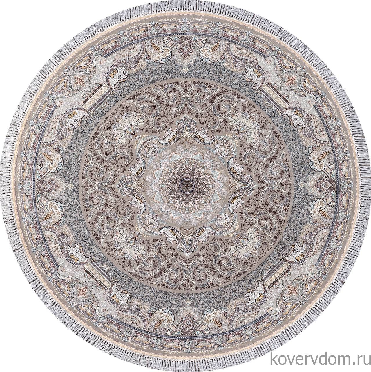 Ковер FARSI 1500 144 LIGHT GRAY Круг Ковер FARSI 1500 144 LIGHT GRAY Круг