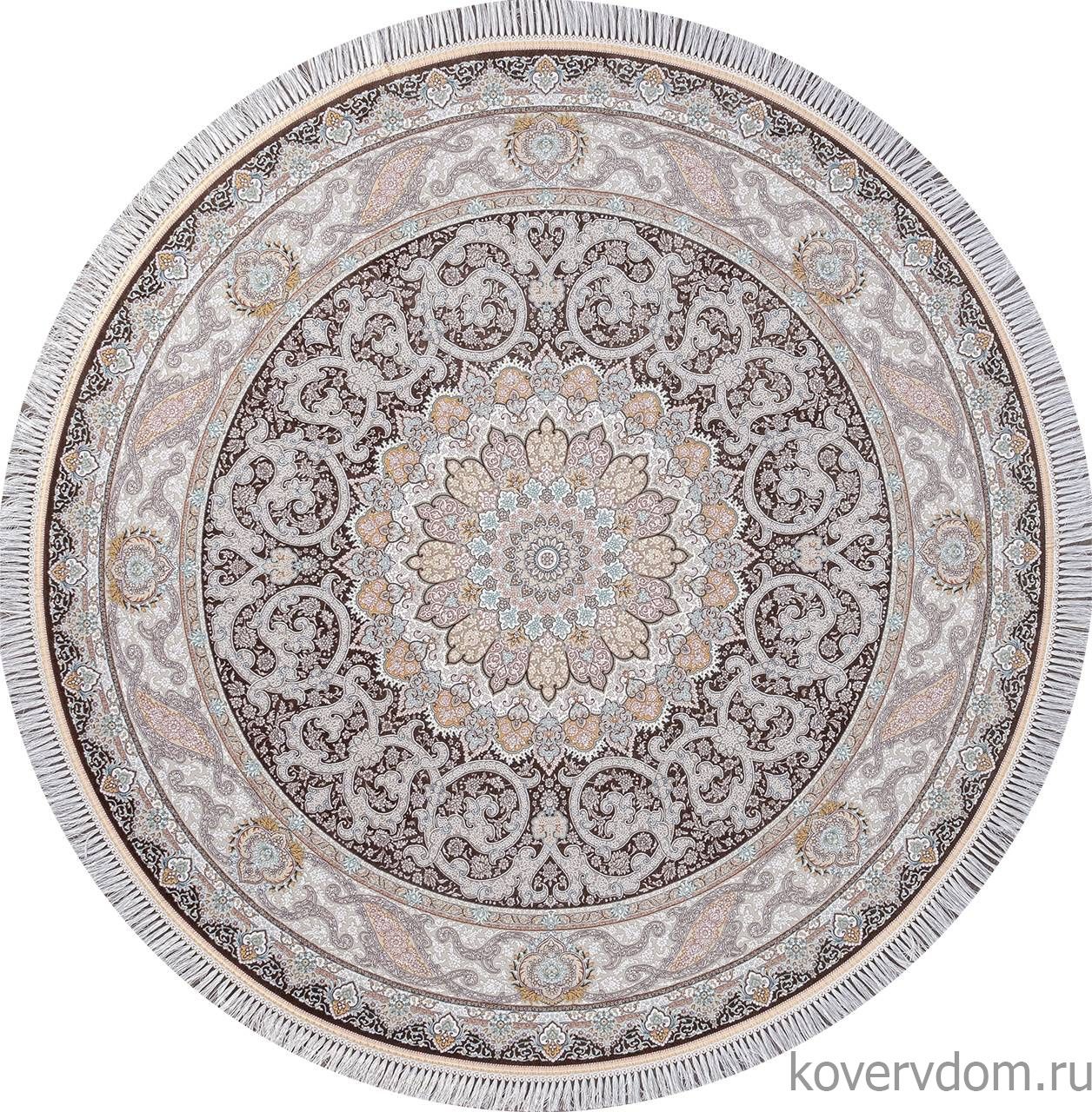 Ковер FARSI 1500 145 BROWN Круг Ковер FARSI 1500 145 BROWN Круг