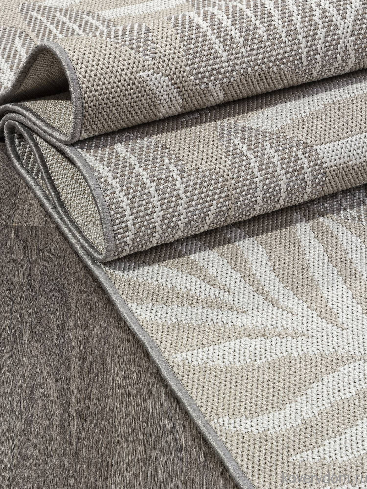 Ковер-циновка INDIGO S132 D.GRAY-BLACK