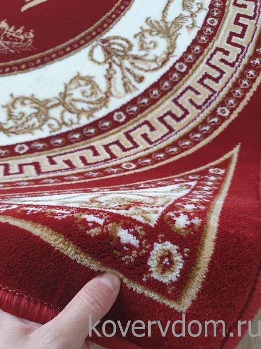Ковер ОРЛЕЦ квадрат красно-бордовый Ковер ОРЛЕЦ квадрат красно-бордовый
