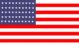 Пушистый ковер флаг США flag of USA