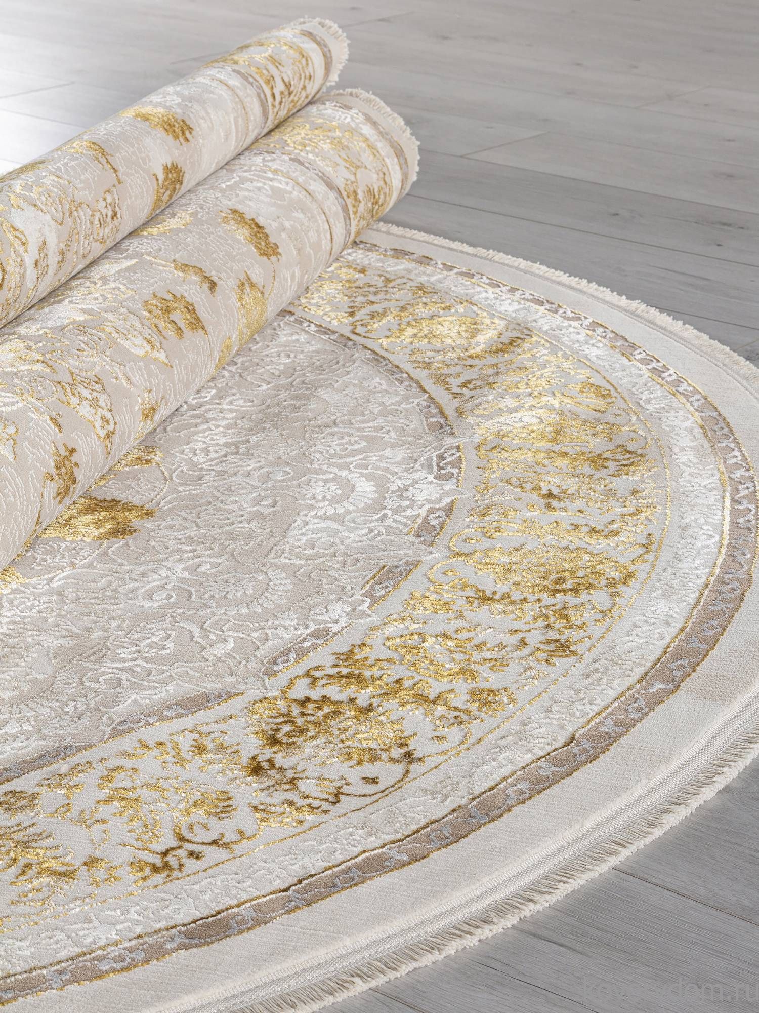 Ковер ZARINA A123B CREAM / GOLD FDY Овал Ковер ZARINA A123B CREAM / GOLD FDY Овал