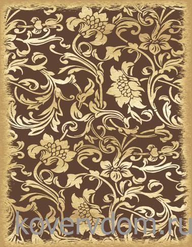 Рельефный ковер из вискозы RIMINI 5093 193813 brown