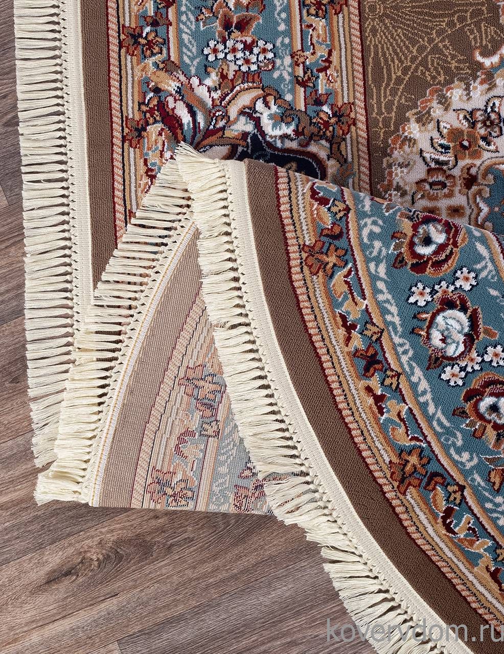 Ковер SHAHREZA D727 BROWN Овал Ковер SHAHREZA D727 BROWN Овал