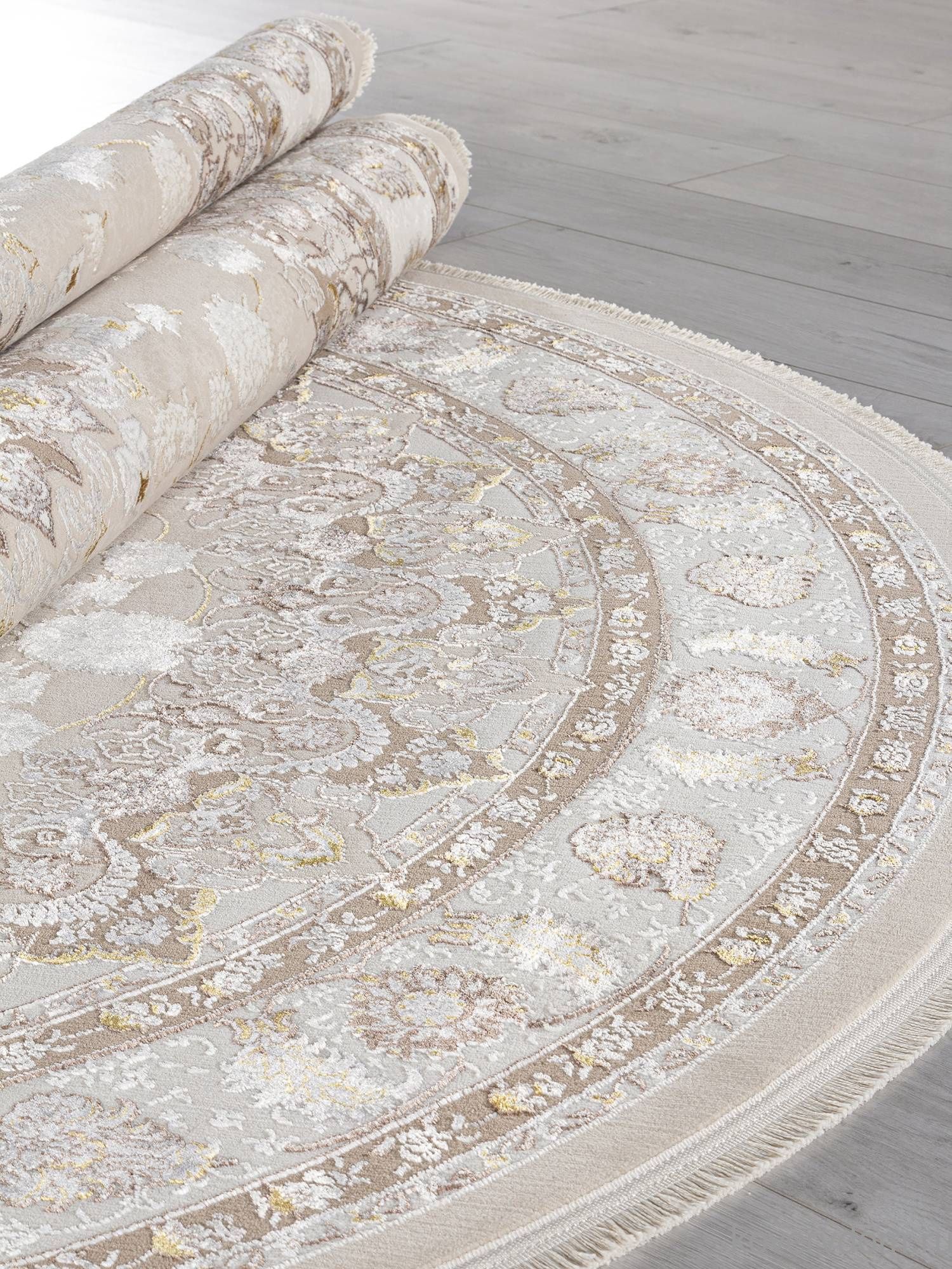 Ковер ZARINA A050B L.BEIGE / CREAM Овал Ковер ZARINA A050B L.BEIGE / CREAM Овал