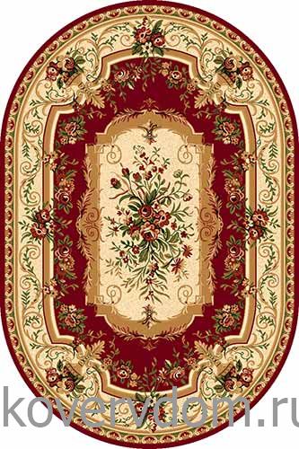 Ковер DA VINCI 5245 RED Овал