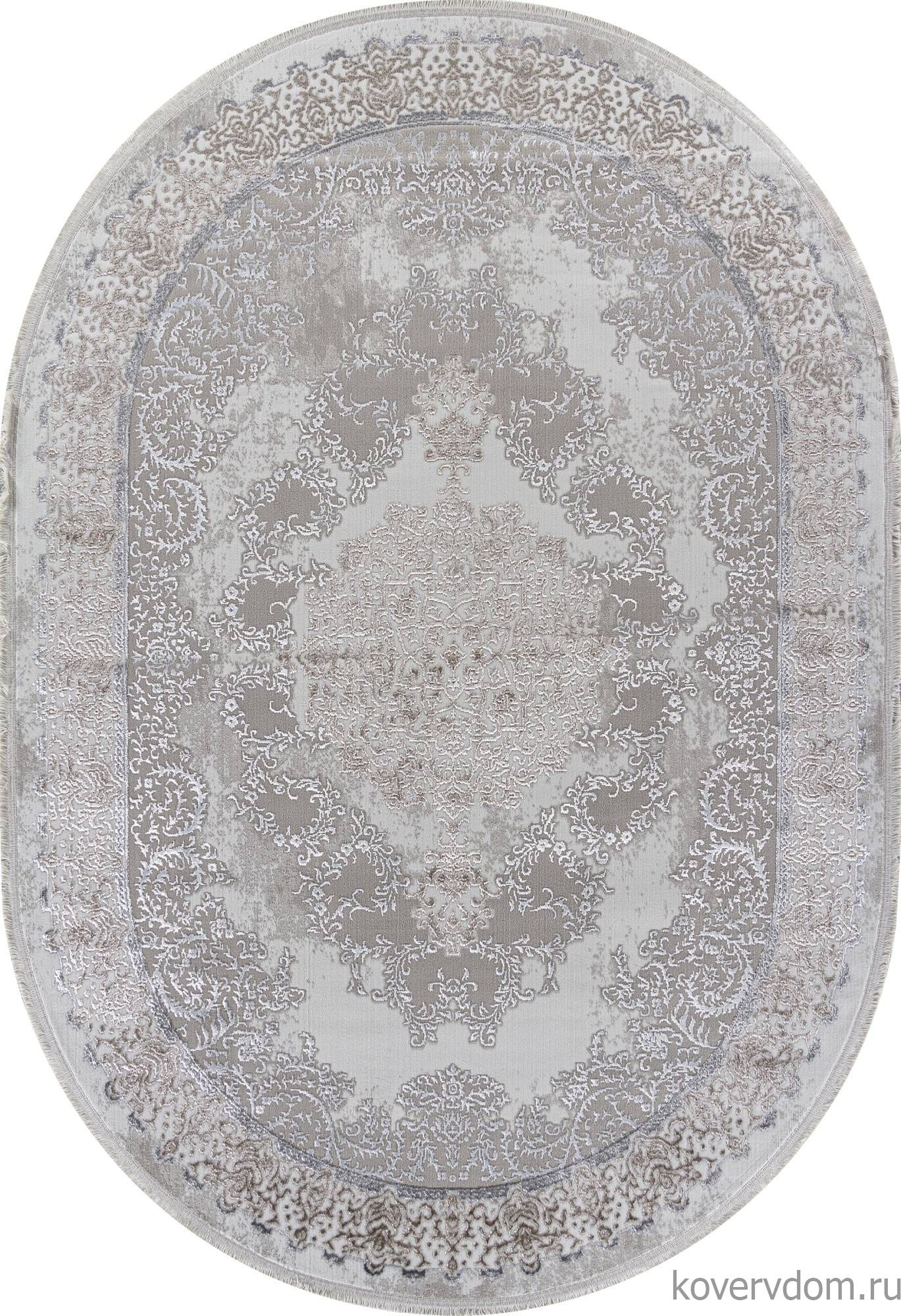 Ковер EFSAN L270A CREAM SHRINK / VIZON FDY Овал Ковер EFSAN L270A CREAM SHRINK / VIZON FDY Овал