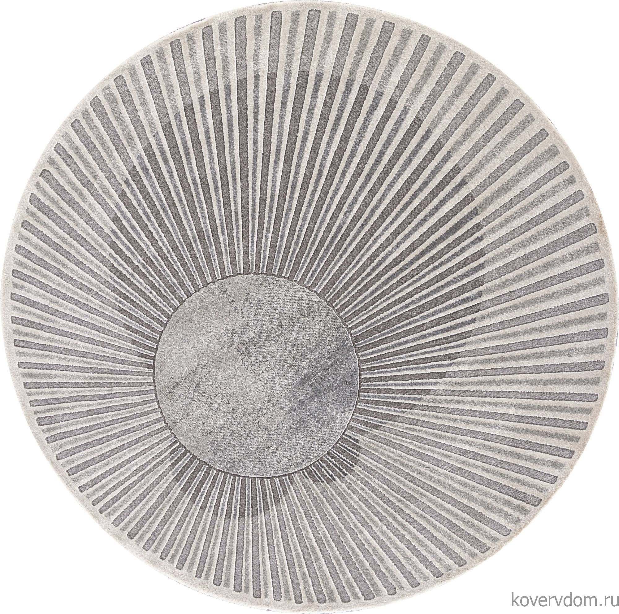 Ковер SAFIR 00837G GREY / GREY Круг Ковер SAFIR 00837G GREY / GREY Круг