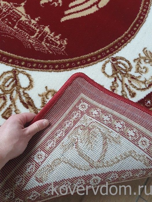 Ковер ОРЛЕЦ квадрат красно-бордовый Ковер ОРЛЕЦ квадрат красно-бордовый